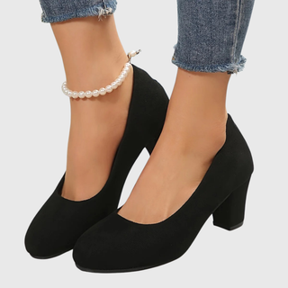 Olaia | Zapato de Salón con Tacón Ancho