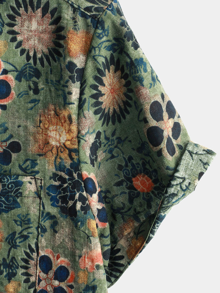 Bru | Camisa Hawaiana de Algodón