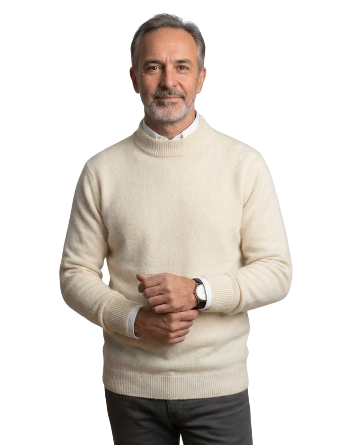 Germán | Jersey Suave de Cuello Redondo