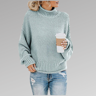 Neus | Jersey de Cuello Vuelto Envolvente