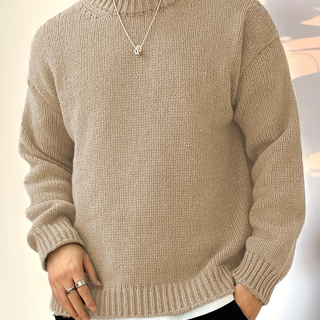 Dante | Jersey Elástico de Cuello Redondo