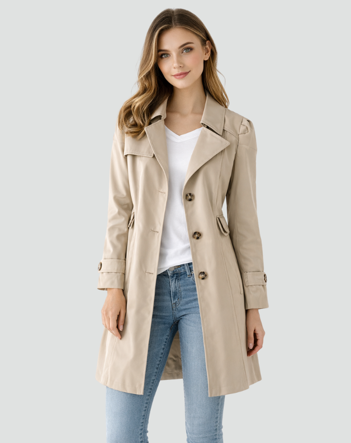 Gisela | Gabardina Clásica con Solapas