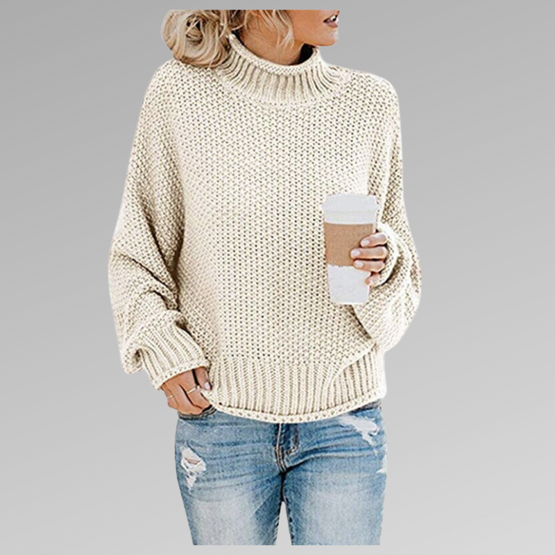 Neus | Jersey de Cuello Vuelto Envolvente