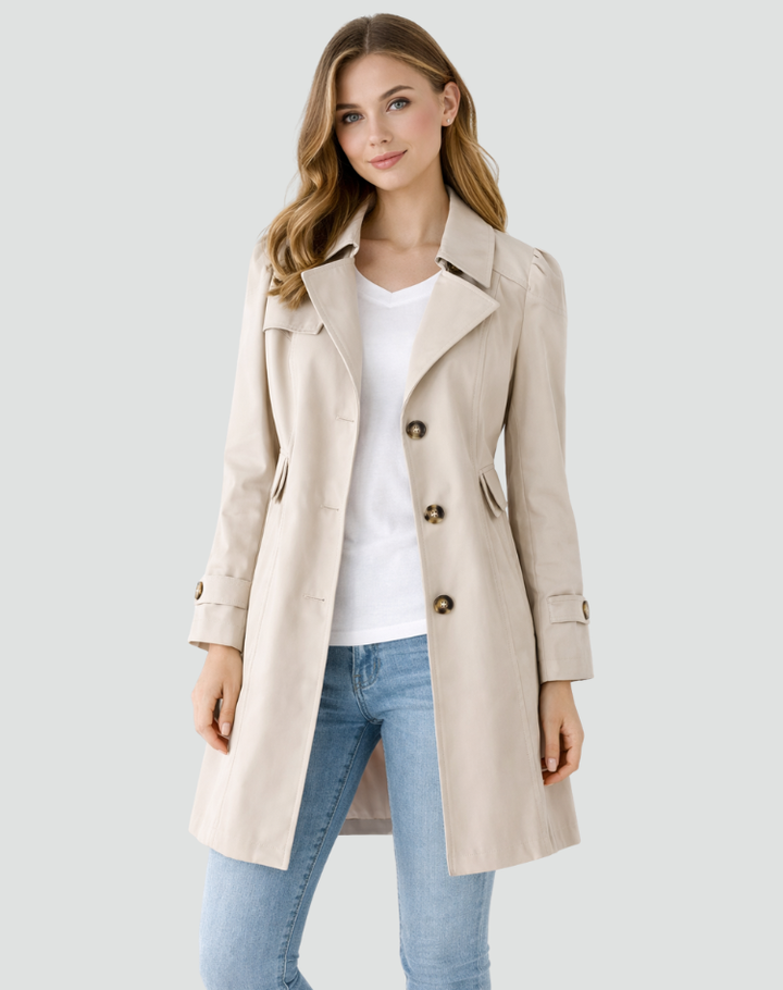 Gisela | Gabardina Clásica con Solapas