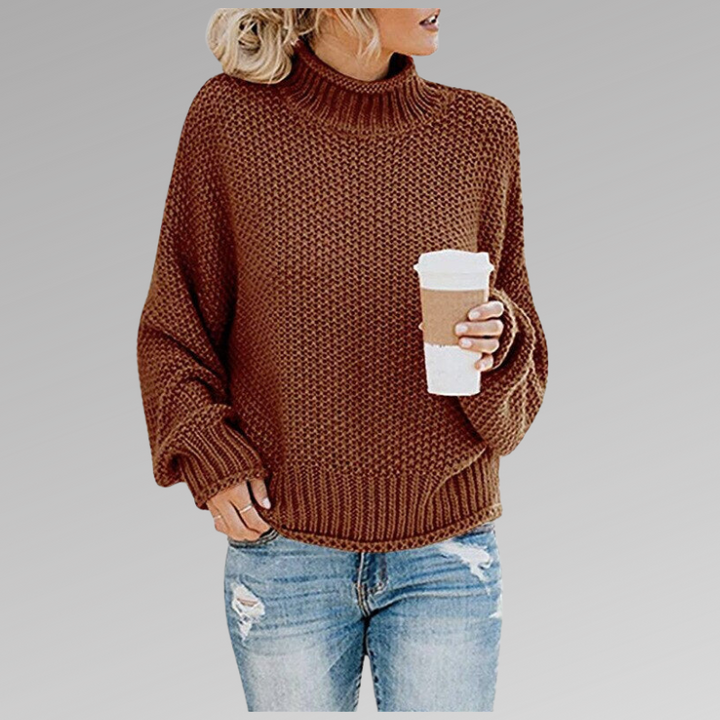 Neus | Jersey de Cuello Vuelto Envolvente