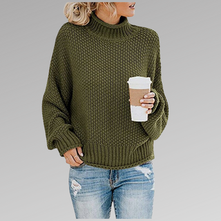 Neus | Jersey de Cuello Vuelto Envolvente