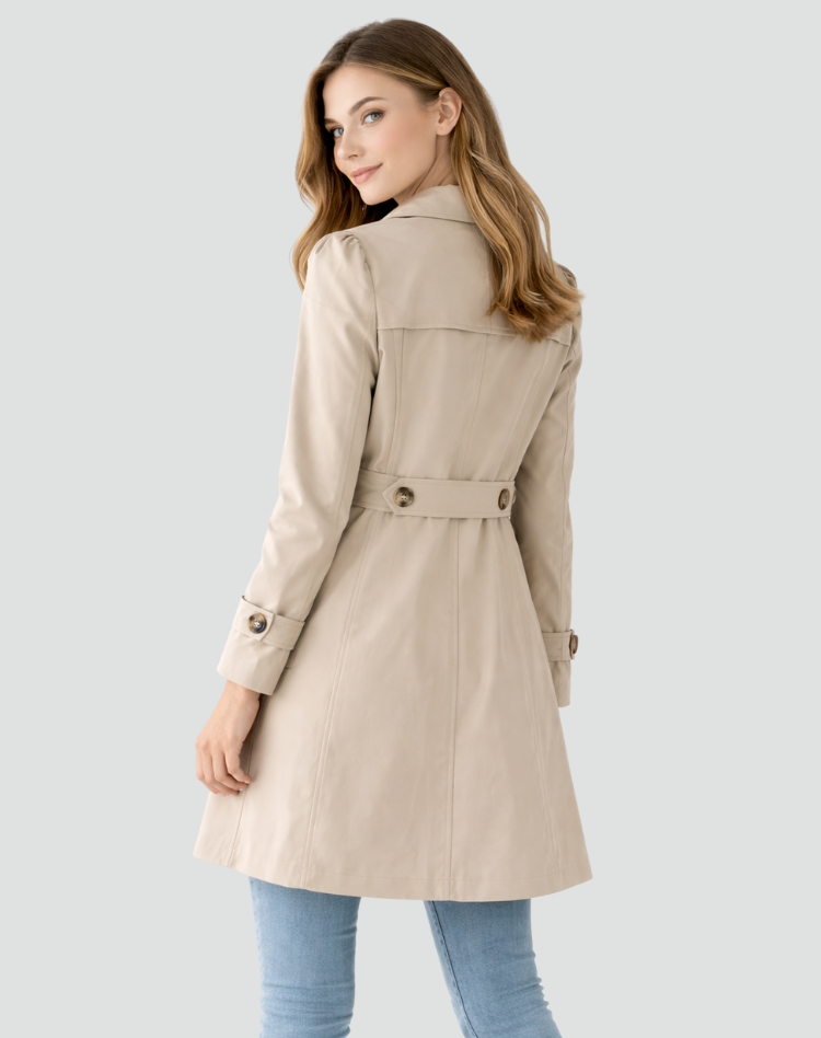 Gisela | Gabardina Clásica con Solapas