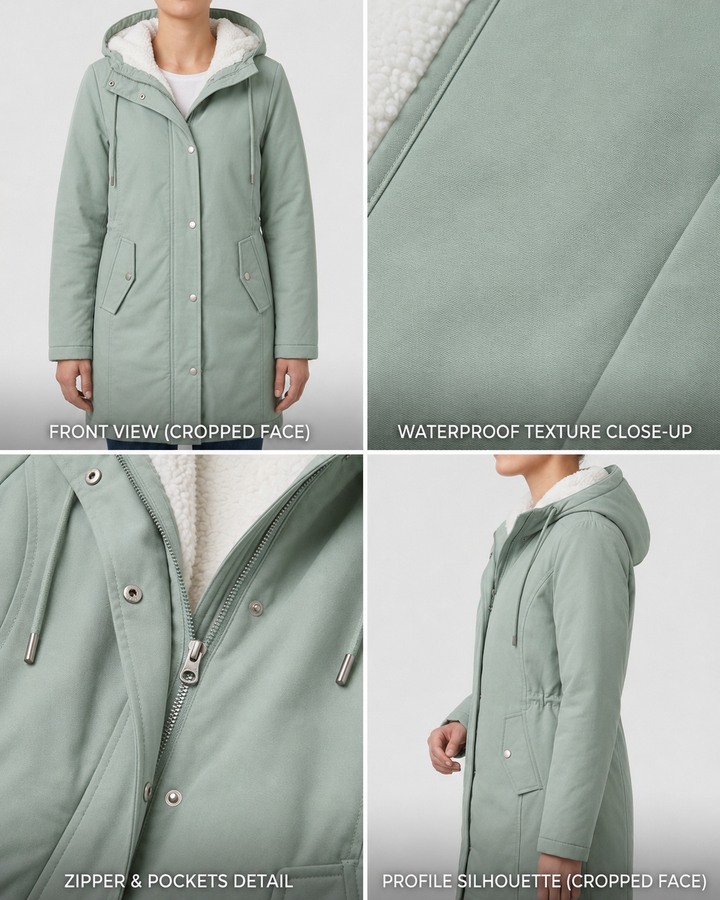 Rafaela | Parka de Invierno con Forro Polar