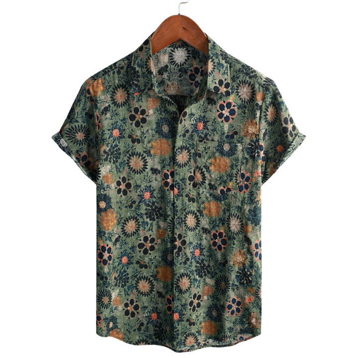 Bru | Camisa Hawaiana de Algodón
