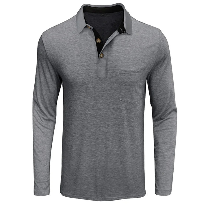 Virgilio | Camisa Lisa de Manga Larga