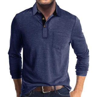 Virgilio | Camisa Lisa de Manga Larga