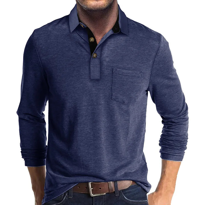 Virgilio | Camisa Lisa de Manga Larga