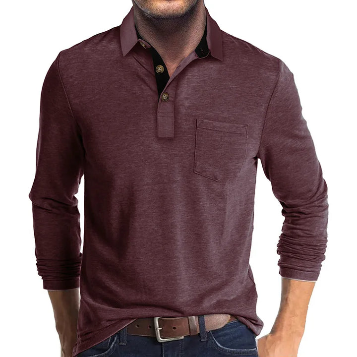 Virgilio | Camisa Lisa de Manga Larga