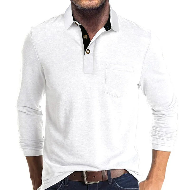 Virgilio | Camisa Lisa de Manga Larga