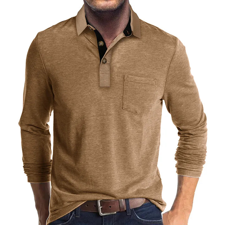Virgilio | Camisa Lisa de Manga Larga