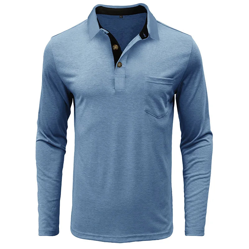 Virgilio | Camisa Lisa de Manga Larga