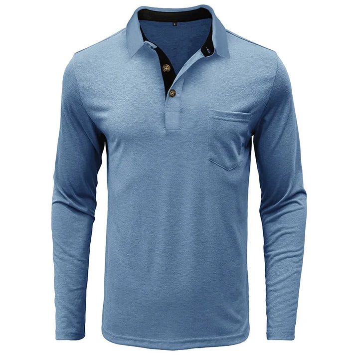Virgilio | Camisa Lisa de Manga Larga