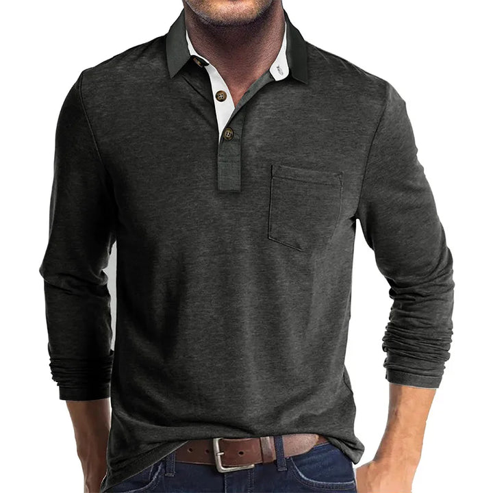 Virgilio | Camisa Lisa de Manga Larga