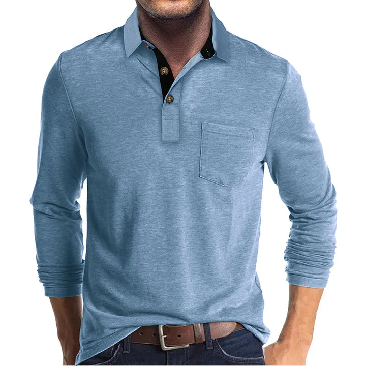 Virgilio | Camisa Lisa de Manga Larga