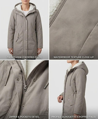 Rafaela | Parka de Invierno con Forro Polar