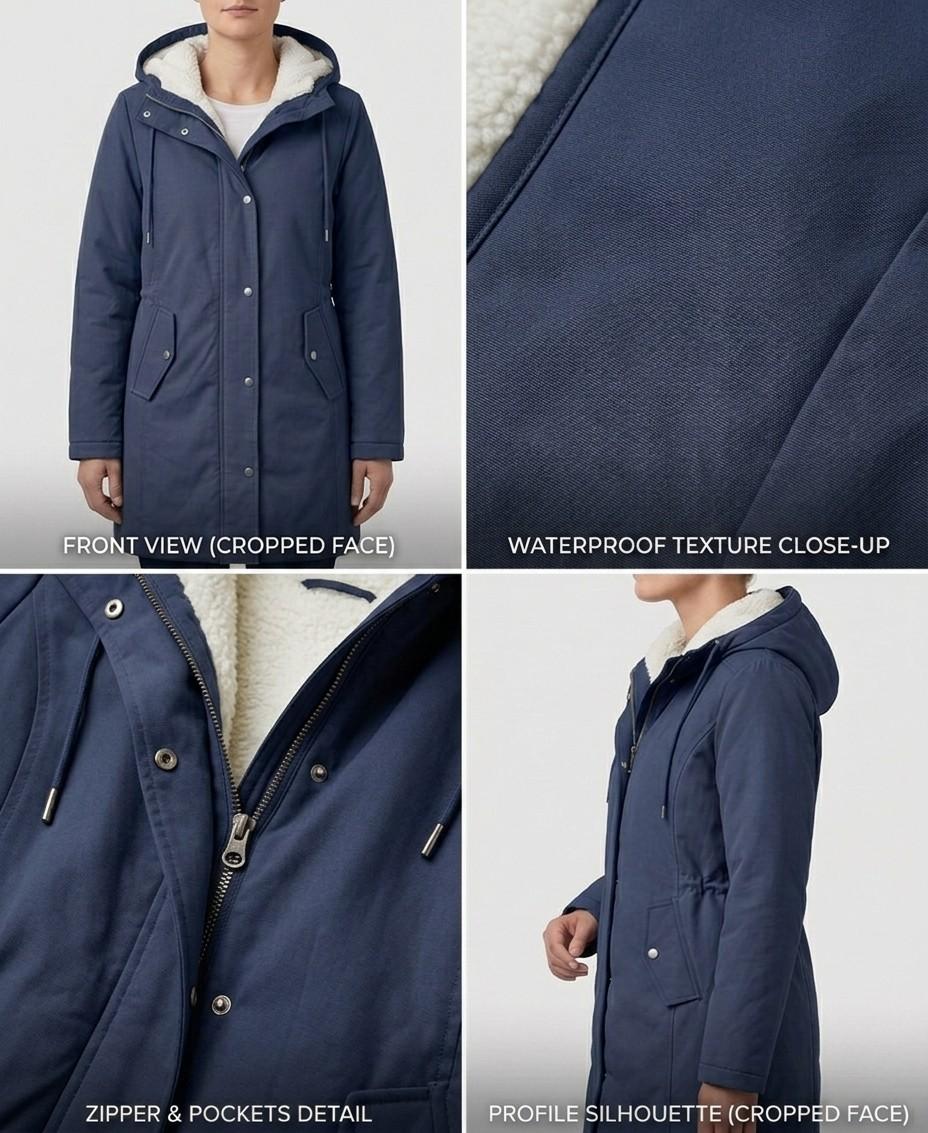 Rafaela | Parka de Invierno con Forro Polar
