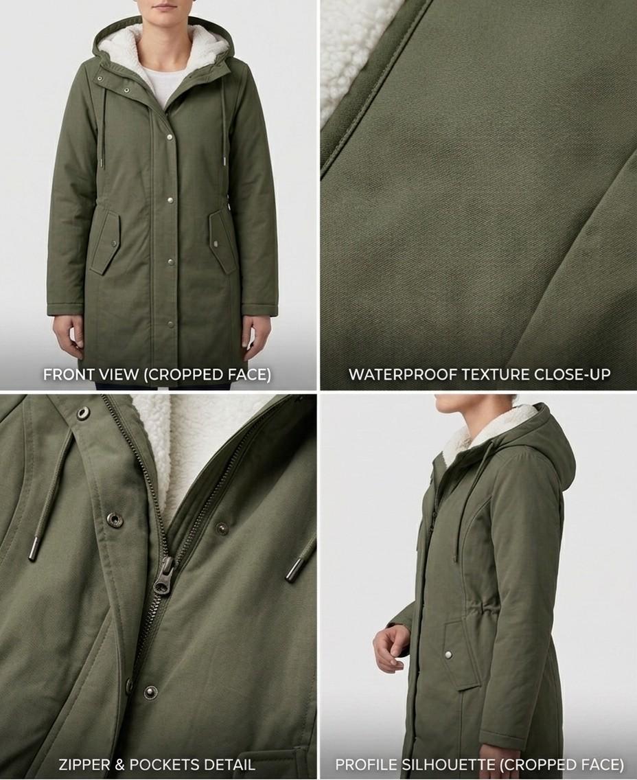 Rafaela | Parka de Invierno con Forro Polar