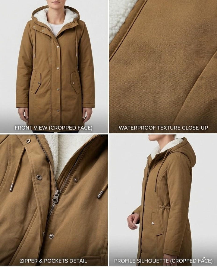 Rafaela | Parka de Invierno con Forro Polar