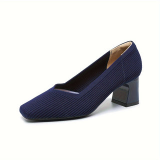 Cira | Zapato de Salón de Rejilla con Tacón Ancho