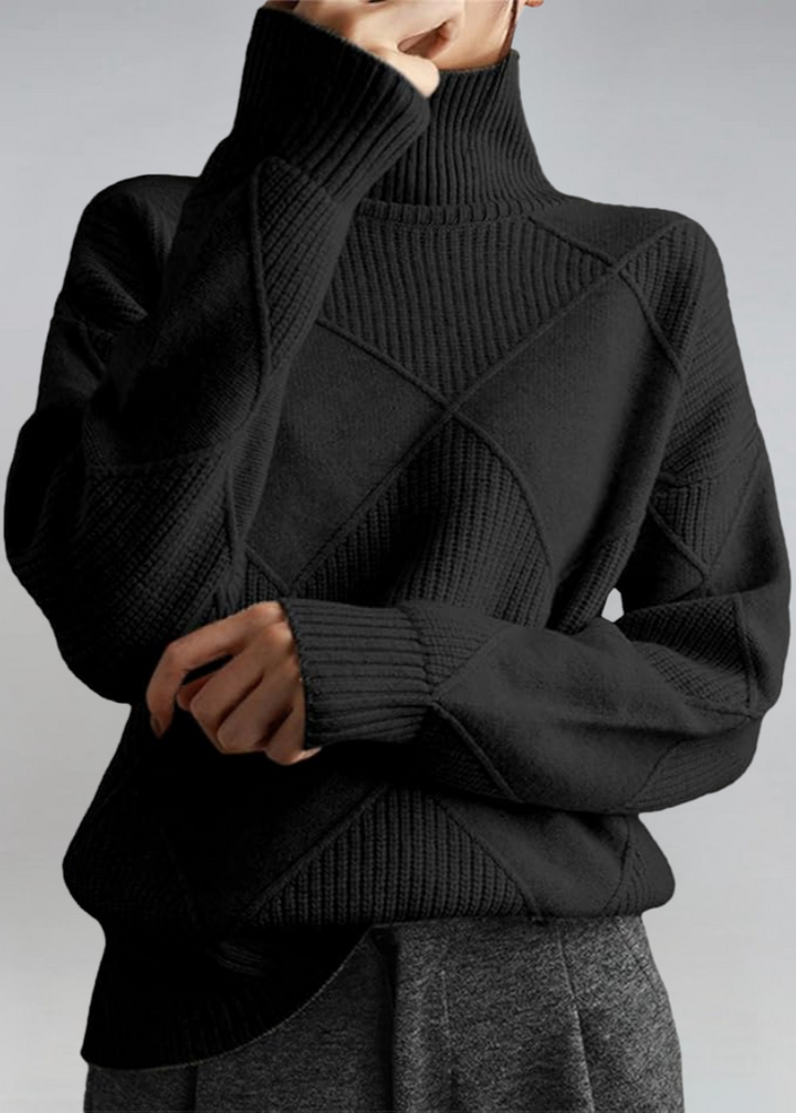 Aina | Jersey de Cuello Vuelto Suave