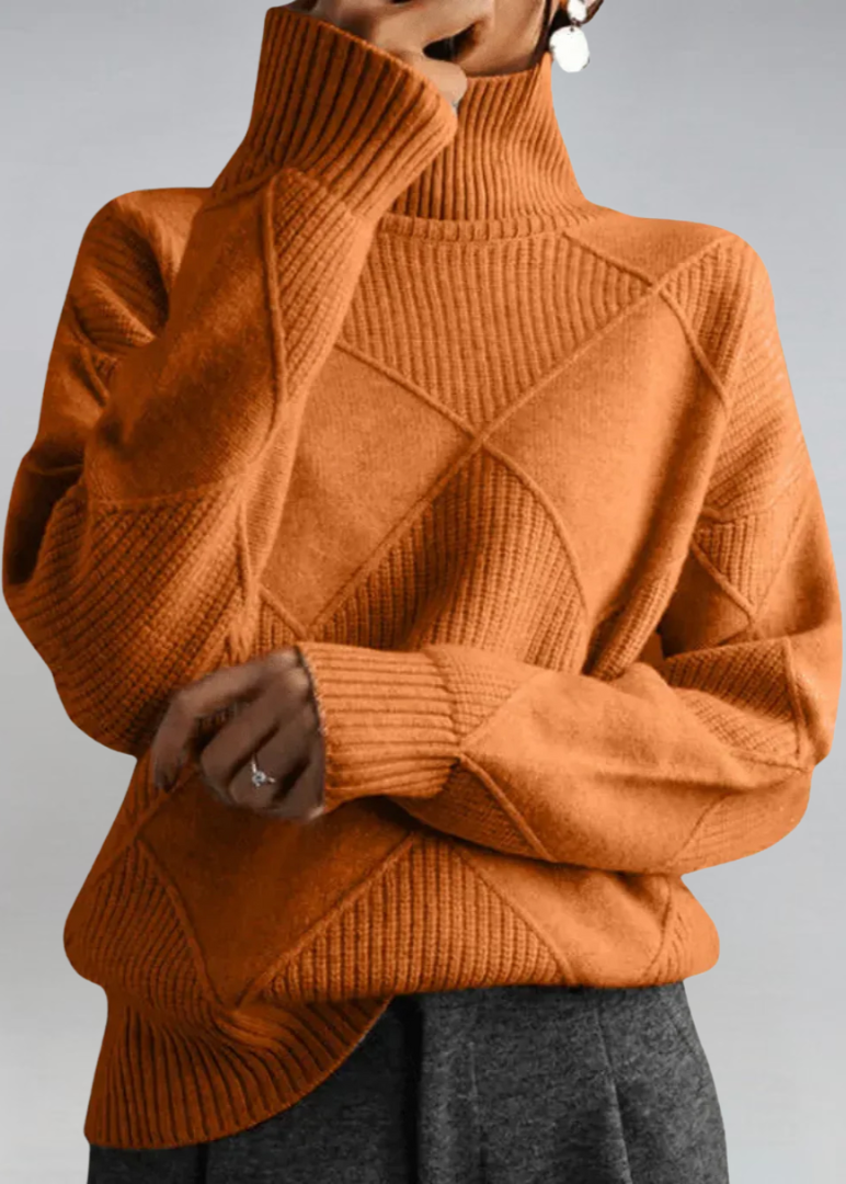 Aina | Jersey de Cuello Vuelto Suave