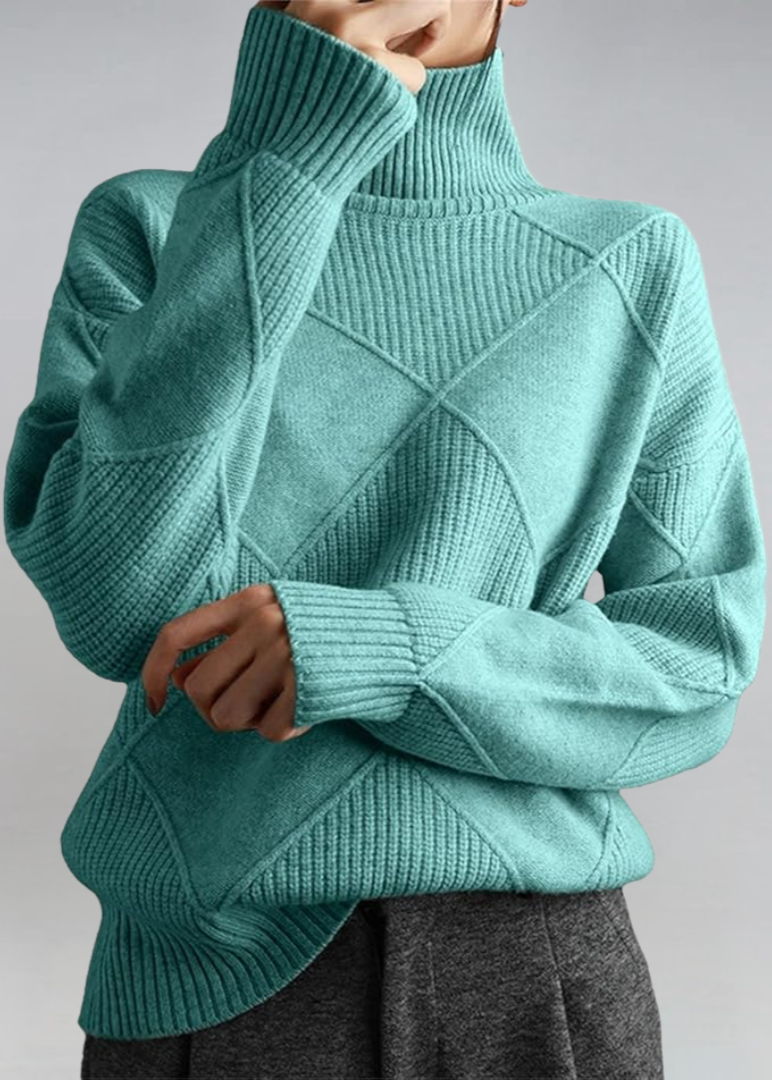 Aina | Jersey de Cuello Vuelto Suave