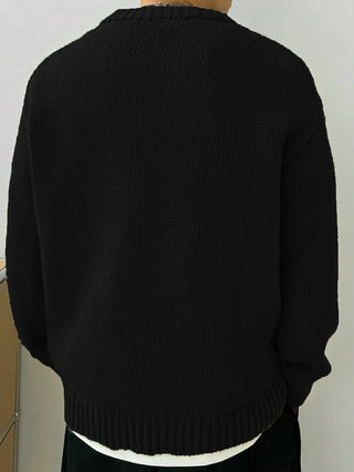 Dante | Jersey Elástico de Cuello Redondo