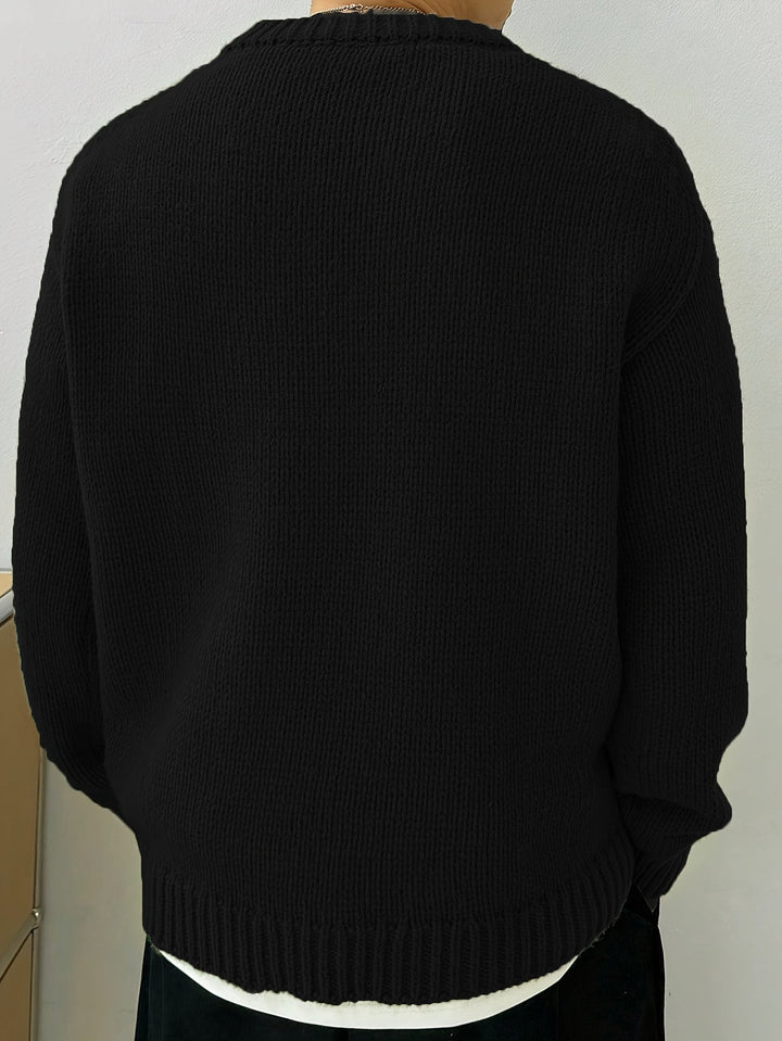 Dante | Jersey Elástico de Cuello Redondo