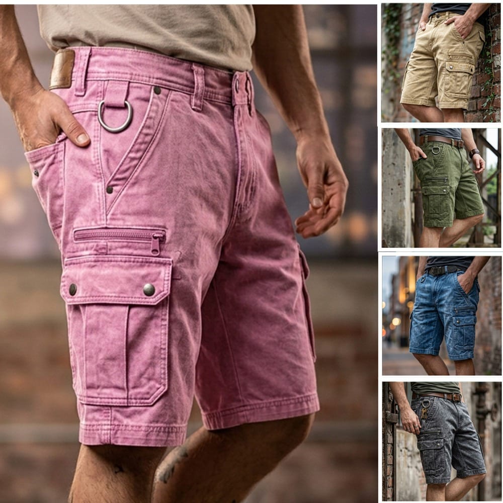 Ciro | Bermuda Cargo Vaquera