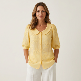 Ada | Blusa Suave con Estampado Floral