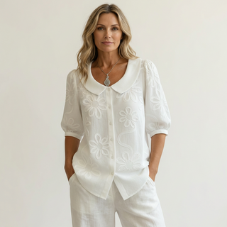 Ada | Blusa Suave con Estampado Floral