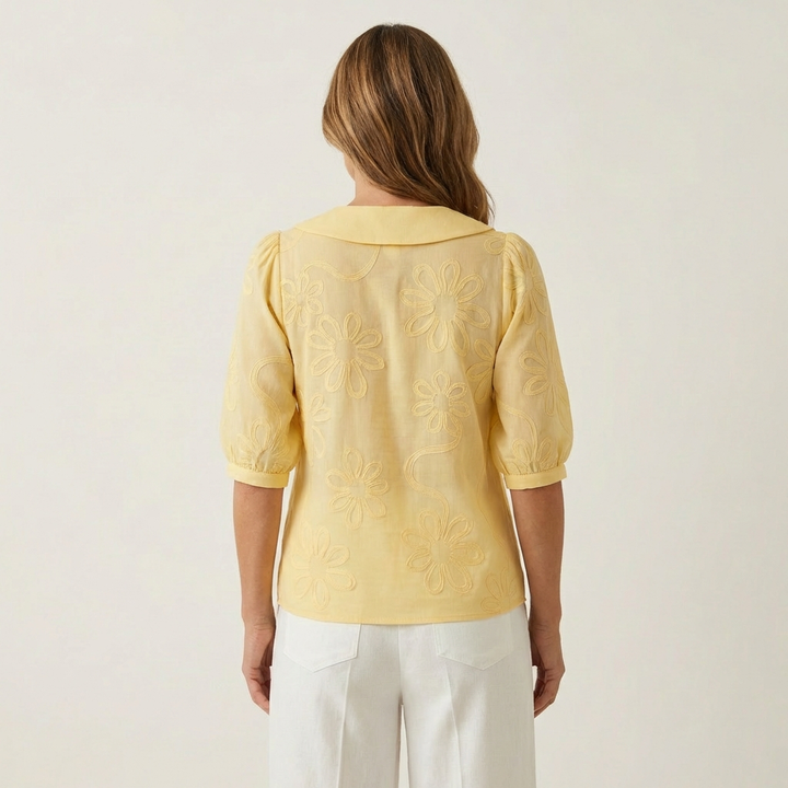 Ada | Blusa Suave con Estampado Floral