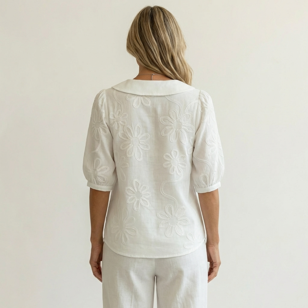 Ada | Blusa Suave con Estampado Floral