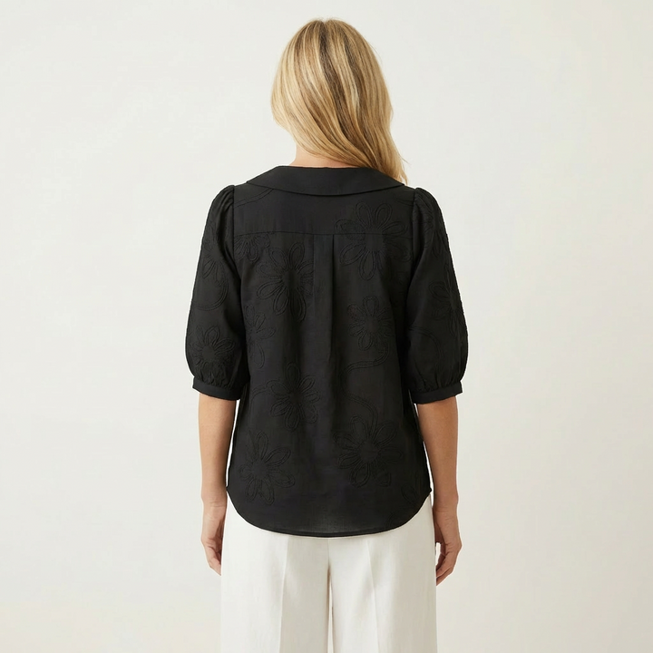 Ada | Blusa Suave con Estampado Floral