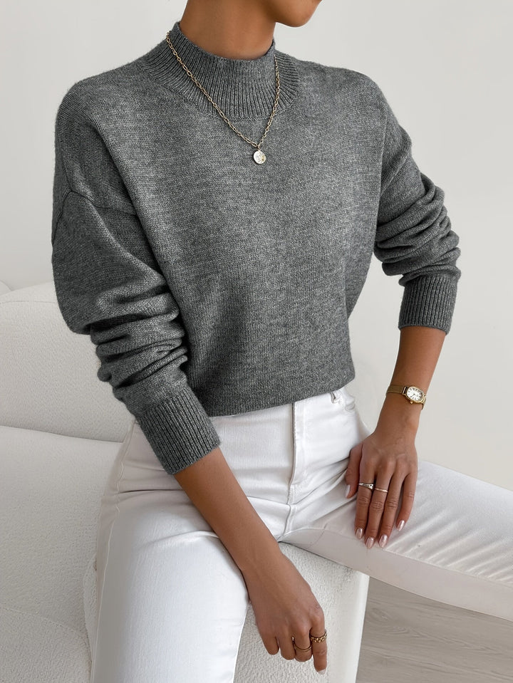 Ona | Jersey Refinado de Cuello Alto