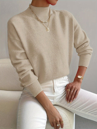 Ona | Jersey Refinado de Cuello Alto
