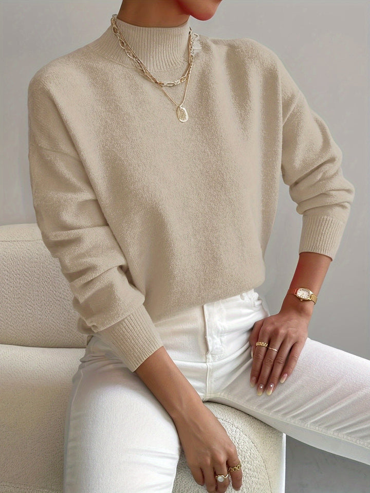 Ona | Jersey Refinado de Cuello Alto
