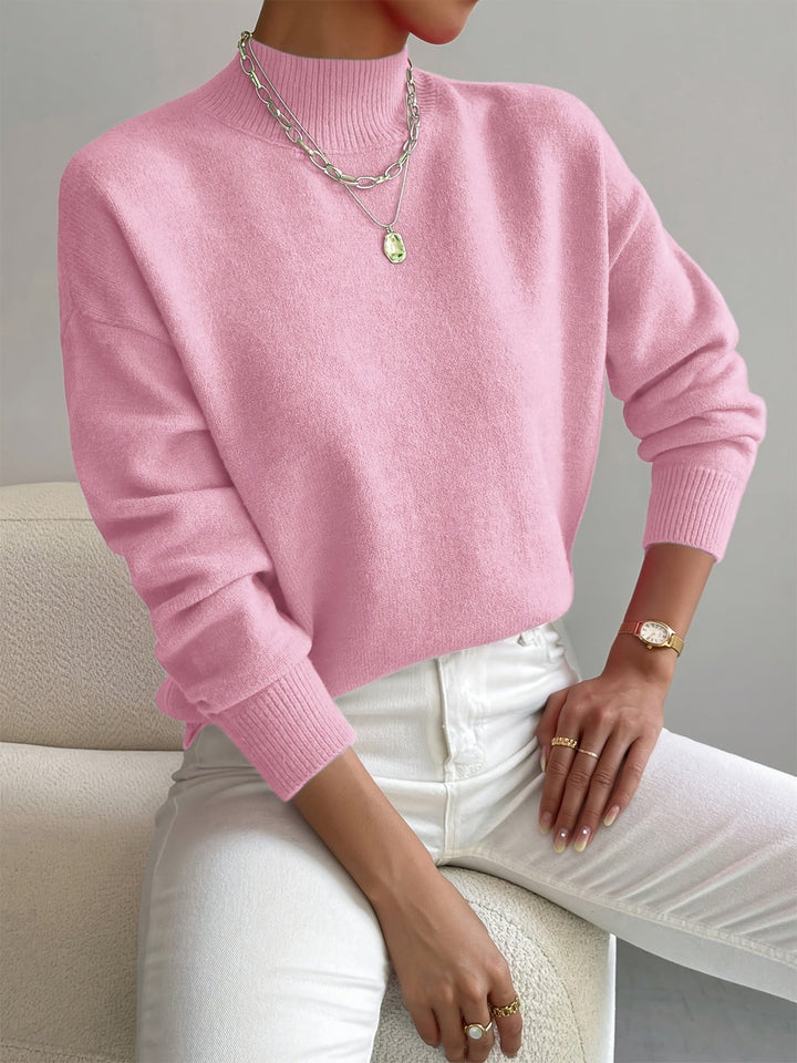 Ona | Jersey Refinado de Cuello Alto