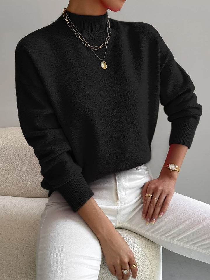 Ona | Jersey Refinado de Cuello Alto