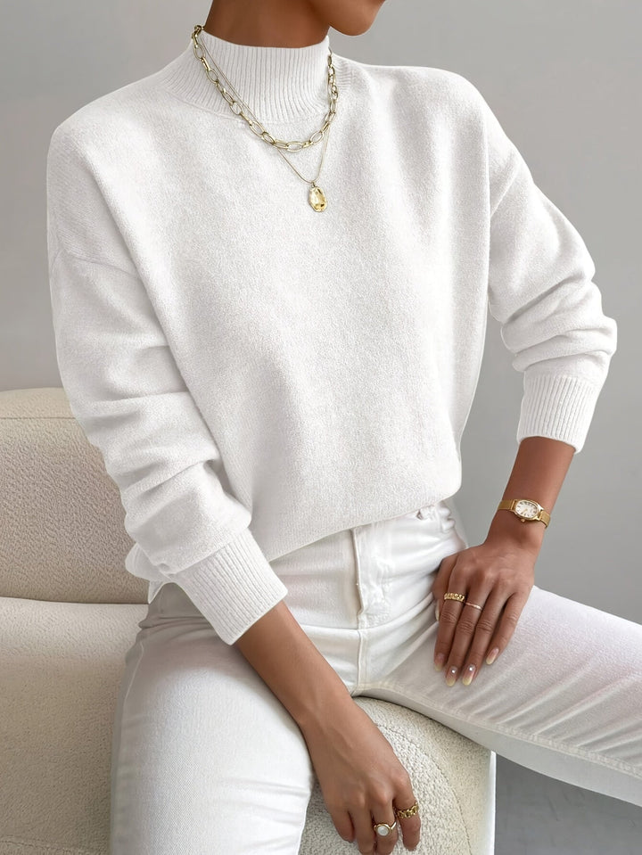 Ona | Jersey Refinado de Cuello Alto