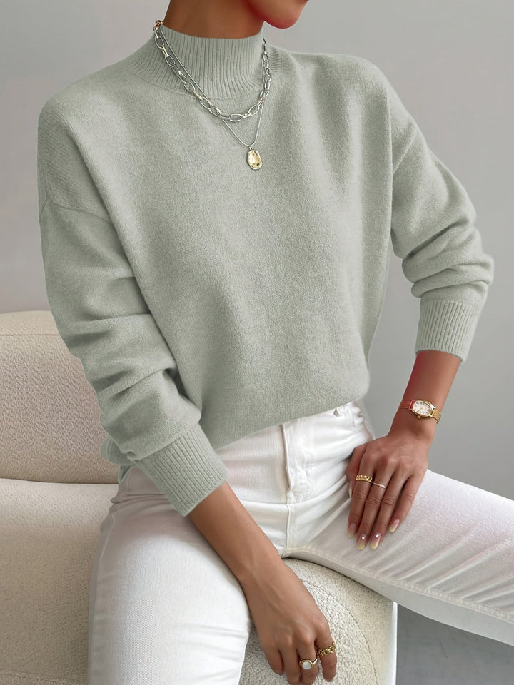 Ona | Jersey Refinado de Cuello Alto