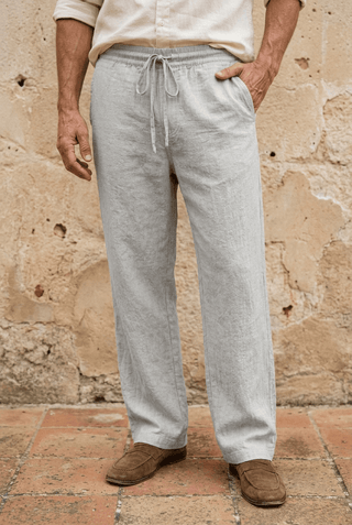 Josué | Pantalón de Mezcla de Lino