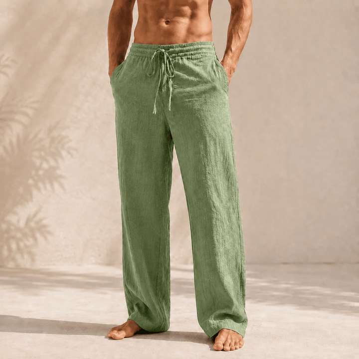 Josué | Pantalón de Mezcla de Lino